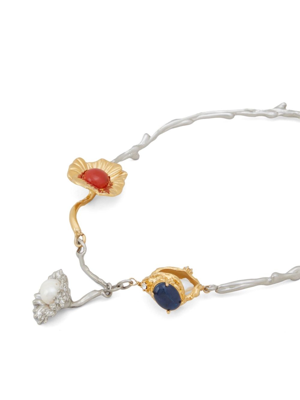 flower charms necklace - 2