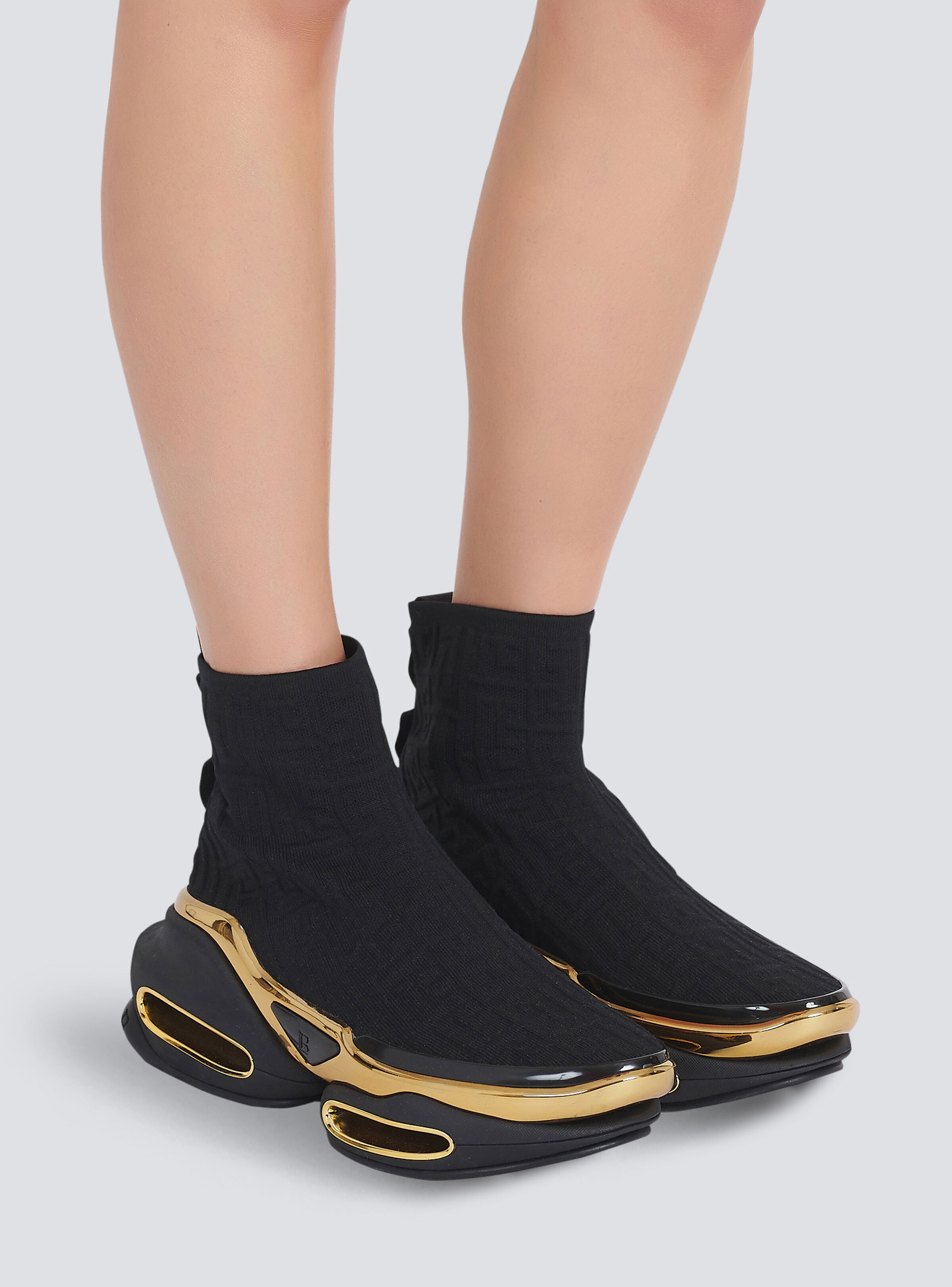 B-Bold high-top mesh trainers - 8