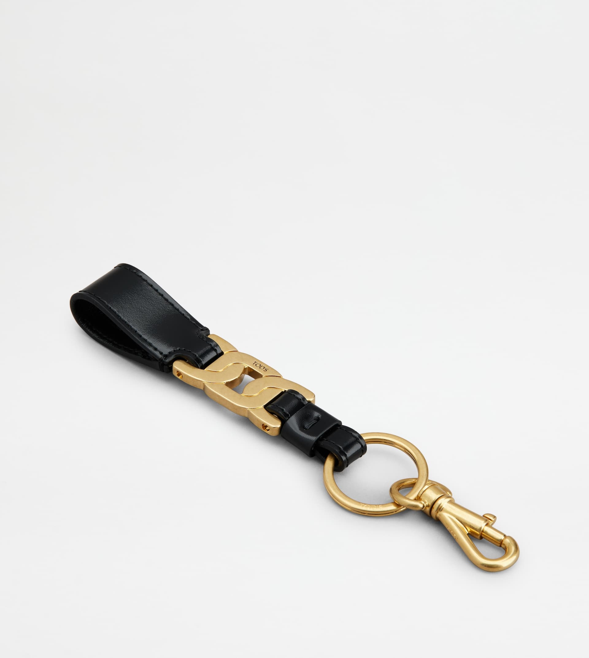 KATE KEY HOLDER IN LEATHER - BLACK - 2