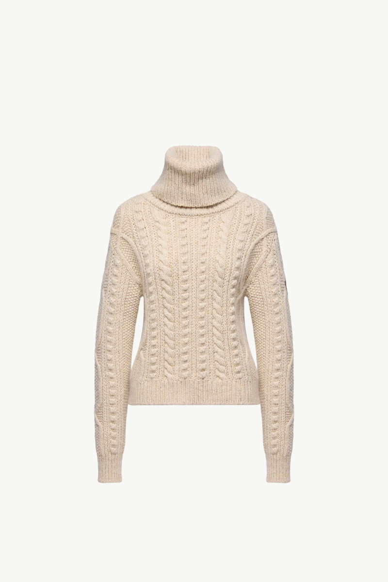 Wool & Mohair Blend Turtleneck Sweater 1