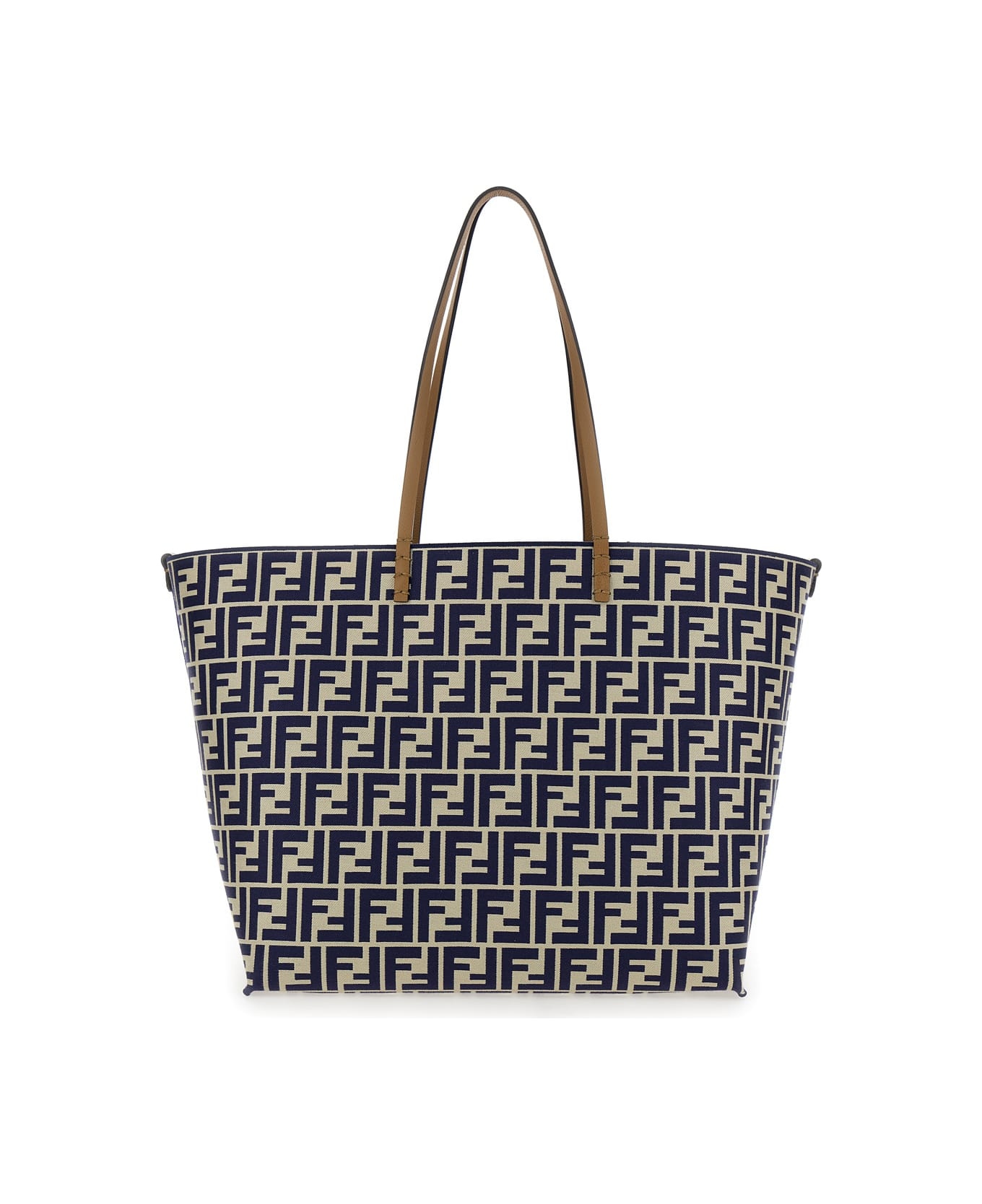 トートバッグ Fendi Embroidered Canvas Large Roll Shopping Bag Fendi 'large roll' reversible shopping tote bag | The