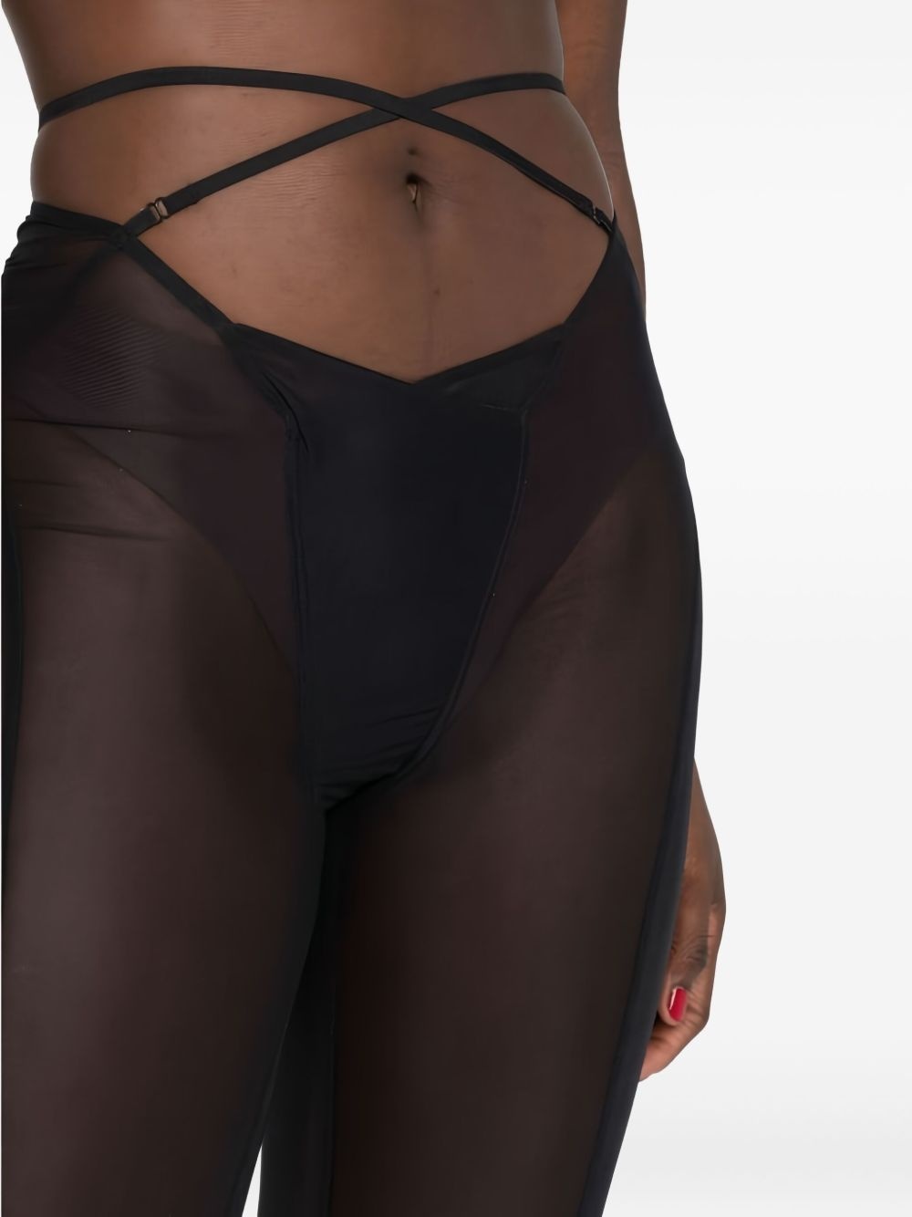 sheer leggings - 5