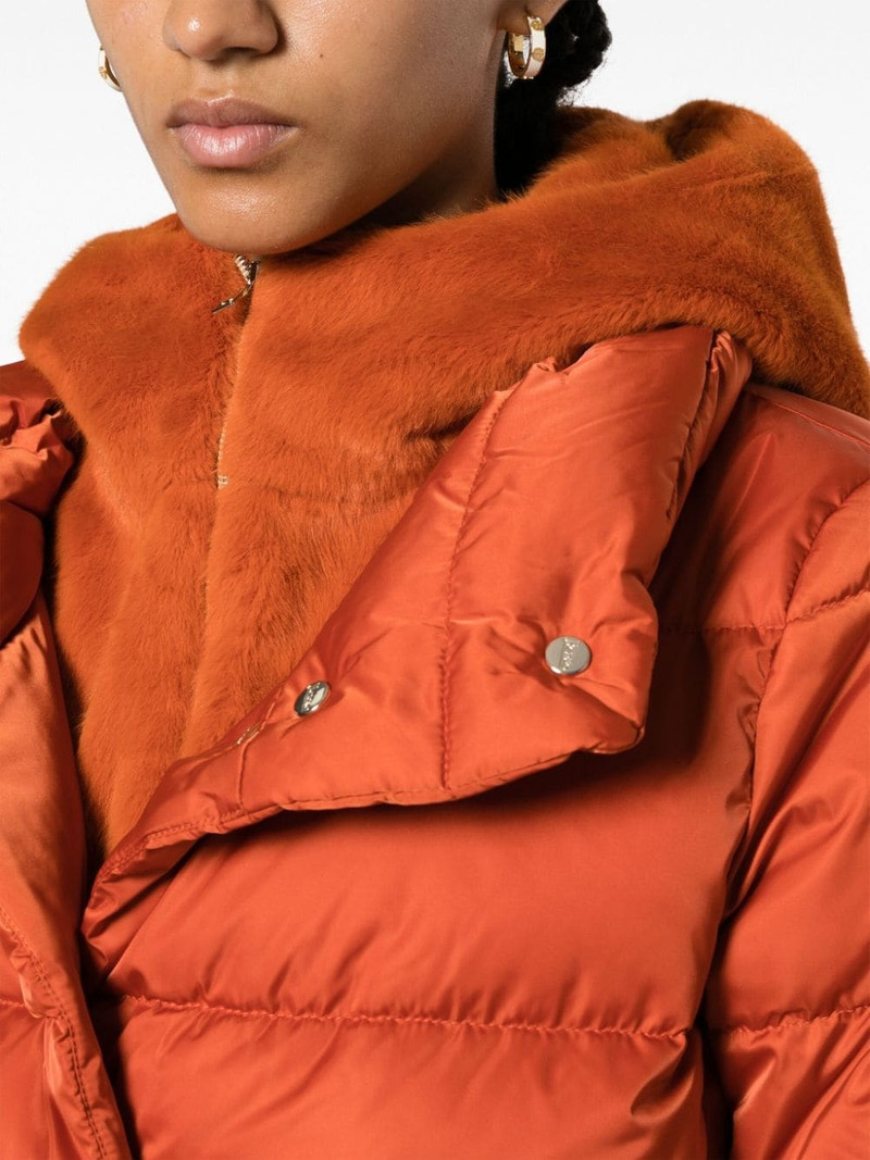 detachable-hood padded coat 5
