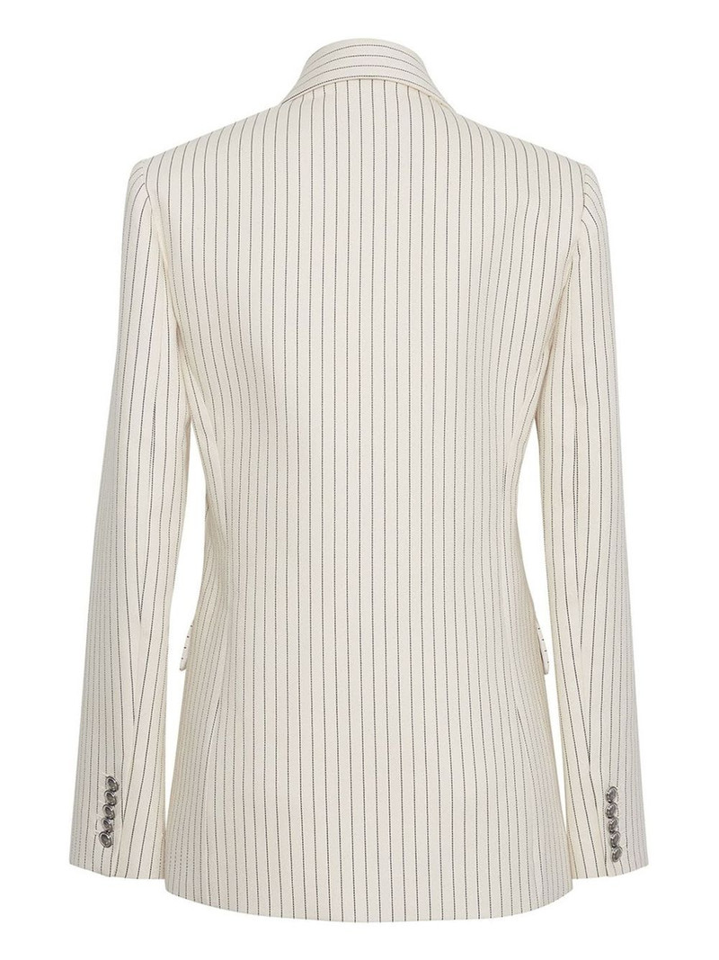 pinstriped twill blazer 3