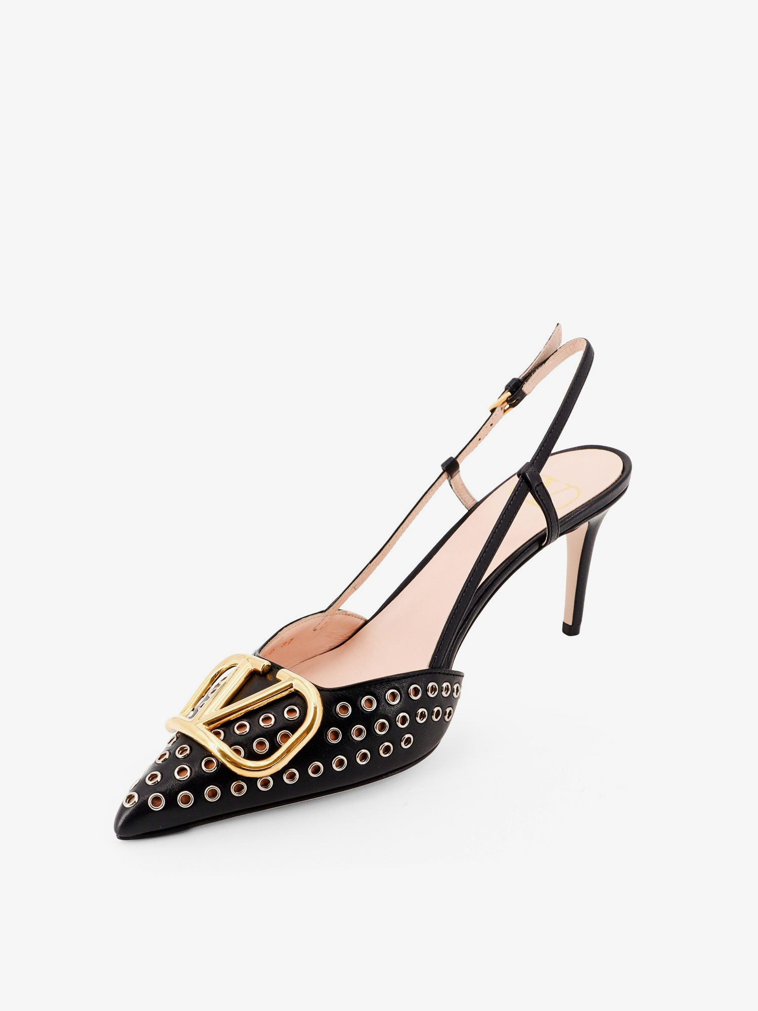 Valentino Garavani Leather Slingback Décolleté - 4