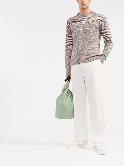 Missoni fine-knit crew-neck jumper outlook