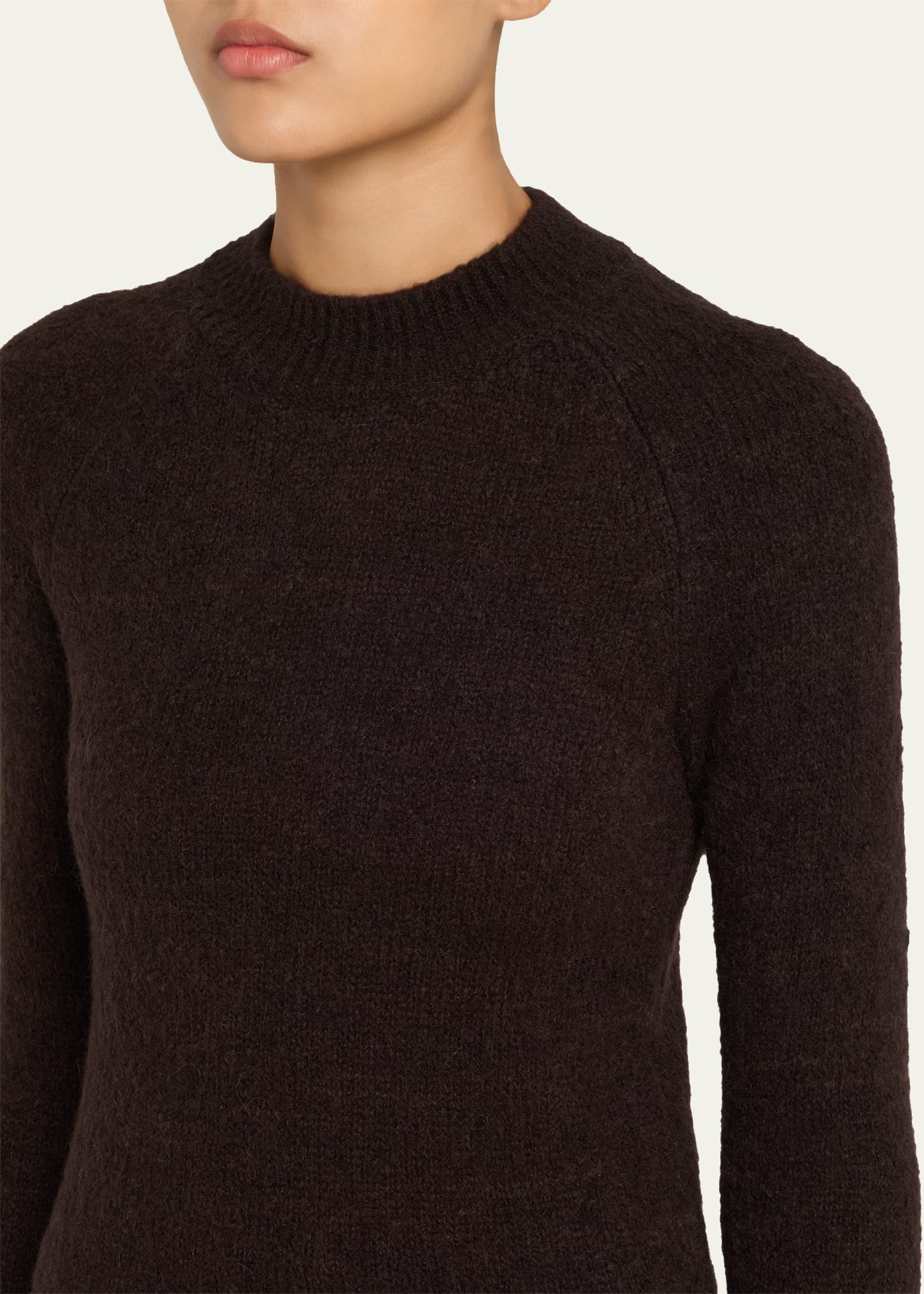 Texas Mock-Neck Alpaca Sweater - 5