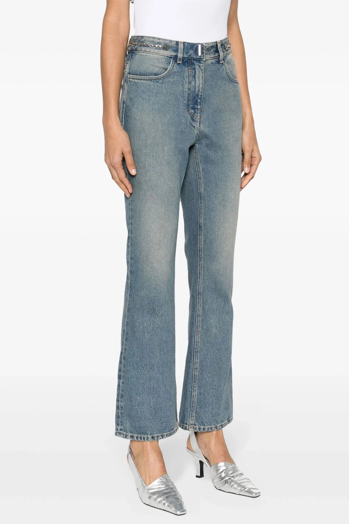 Chain jeans with logo - 2