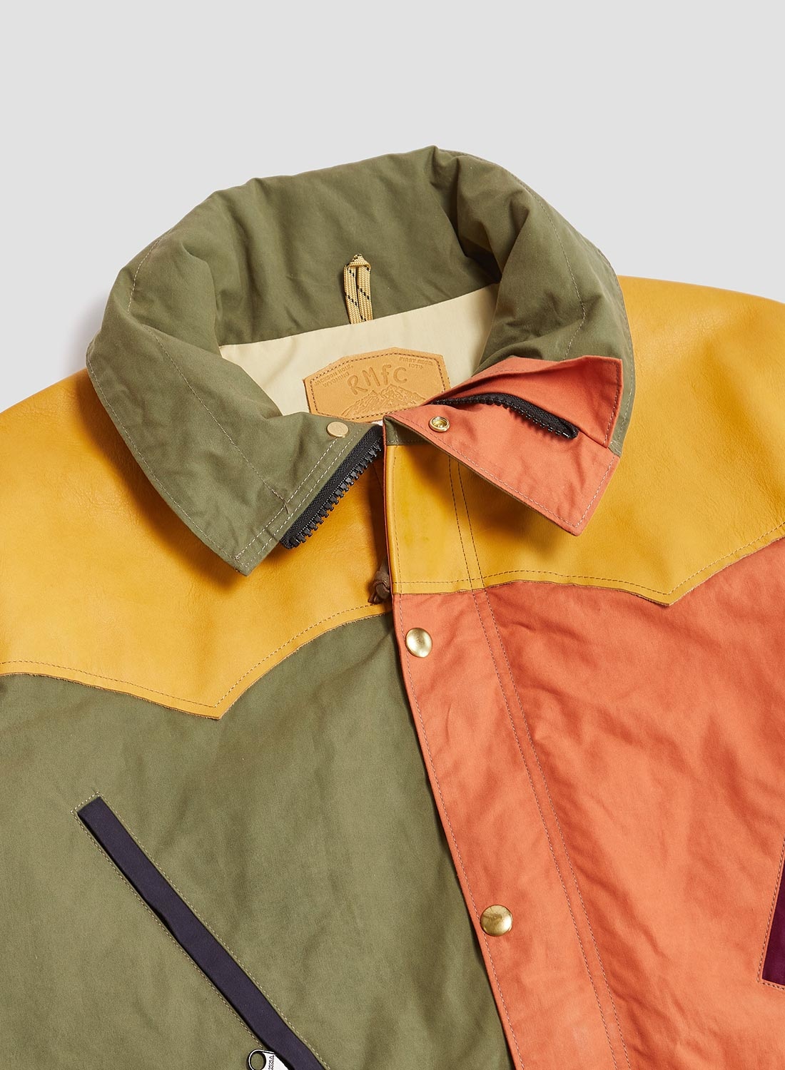 Rocky Mountain Featherbed x Nigel Cabourn Mountain Parka Dry Wax in Multicolour - 7