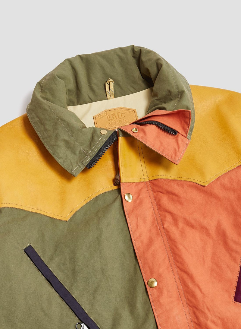Rocky Mountain Featherbed x Nigel Cabourn Mountain Parka Dry Wax in Multicolour 7