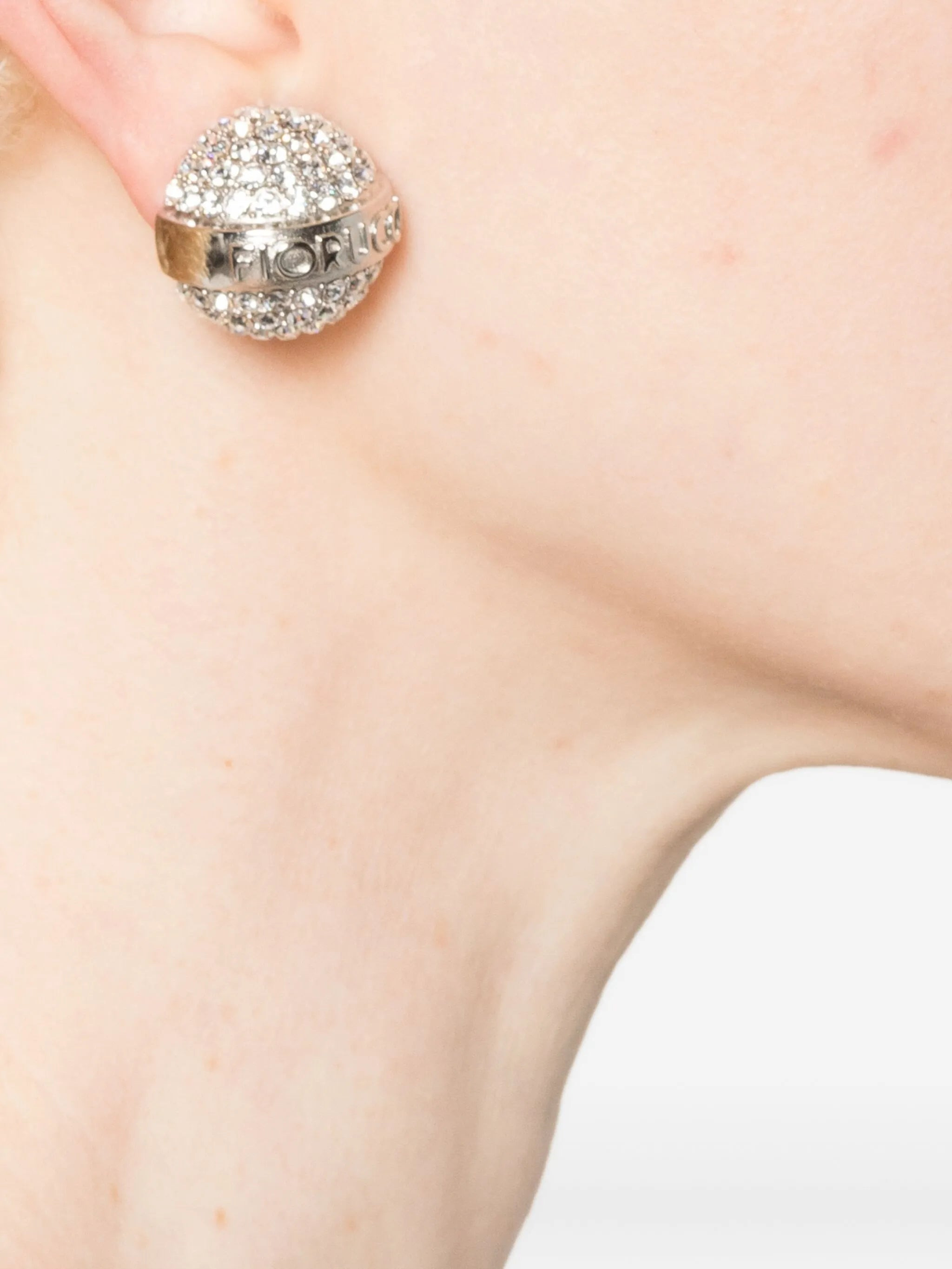 Fiorucci Crystal-embellished Earring - 3