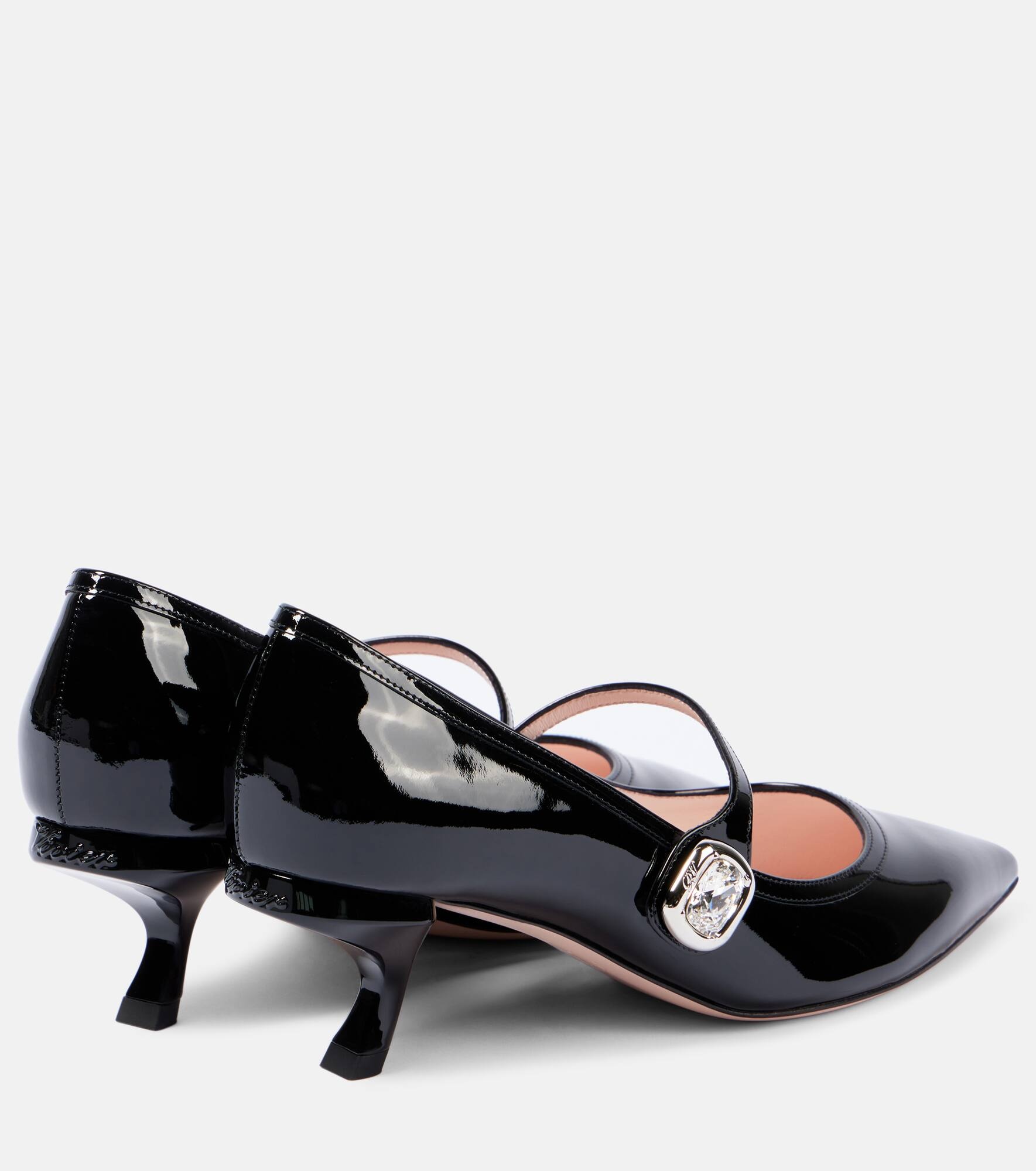 Virgule Babies patent leather Mary Jane pumps - 3
