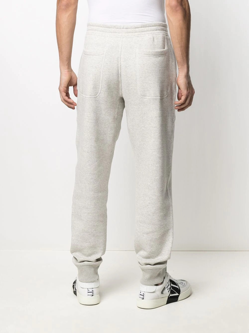 drawstring-waist track pants - 4