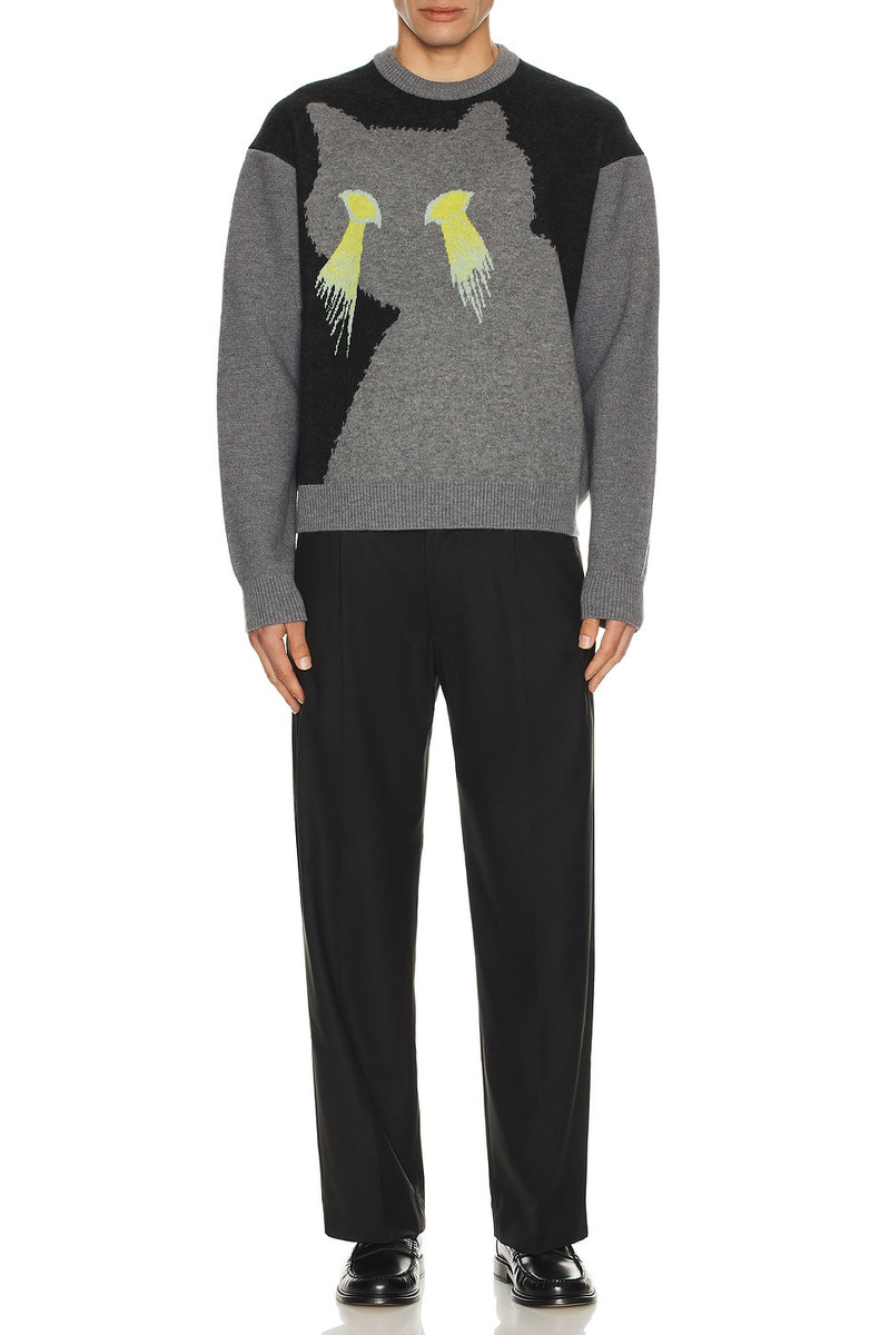 We11done Cat Jacquard Knit Pullover outlook