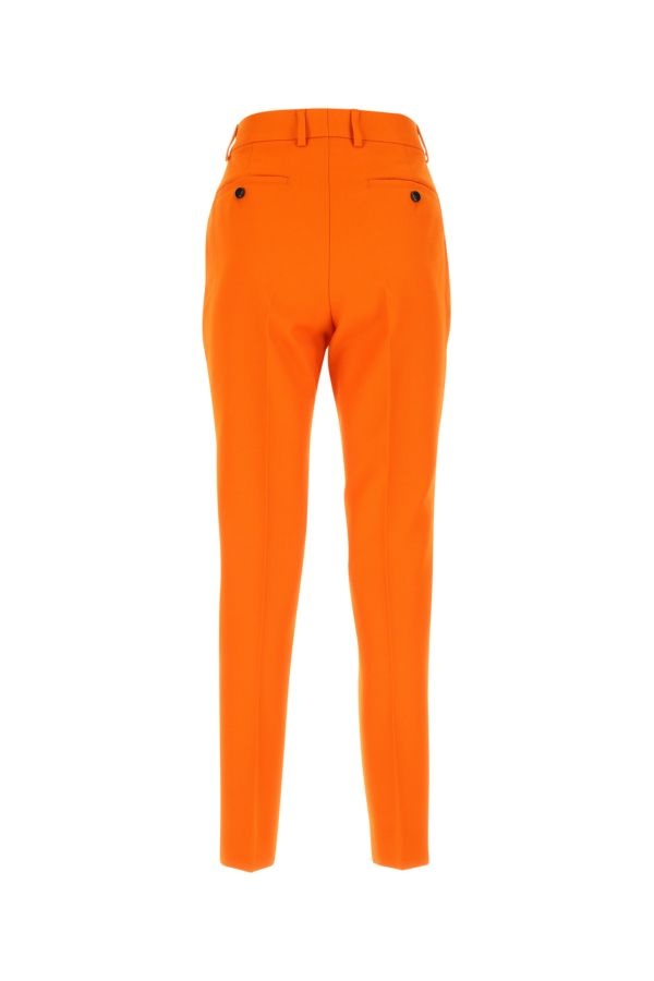 Ami Woman Orange Wool Pant - 2