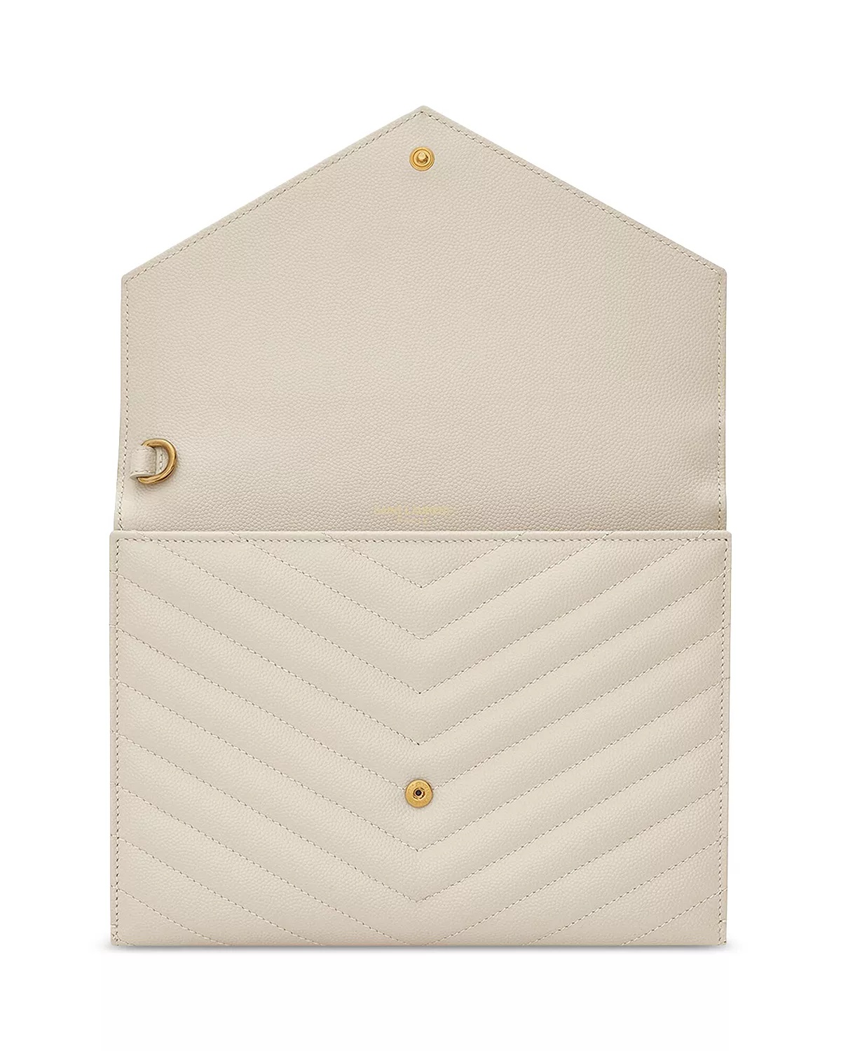 Cassandre Matelasse Flap Pouch In Quilted Grain De Poudre Embossed Leather - 6