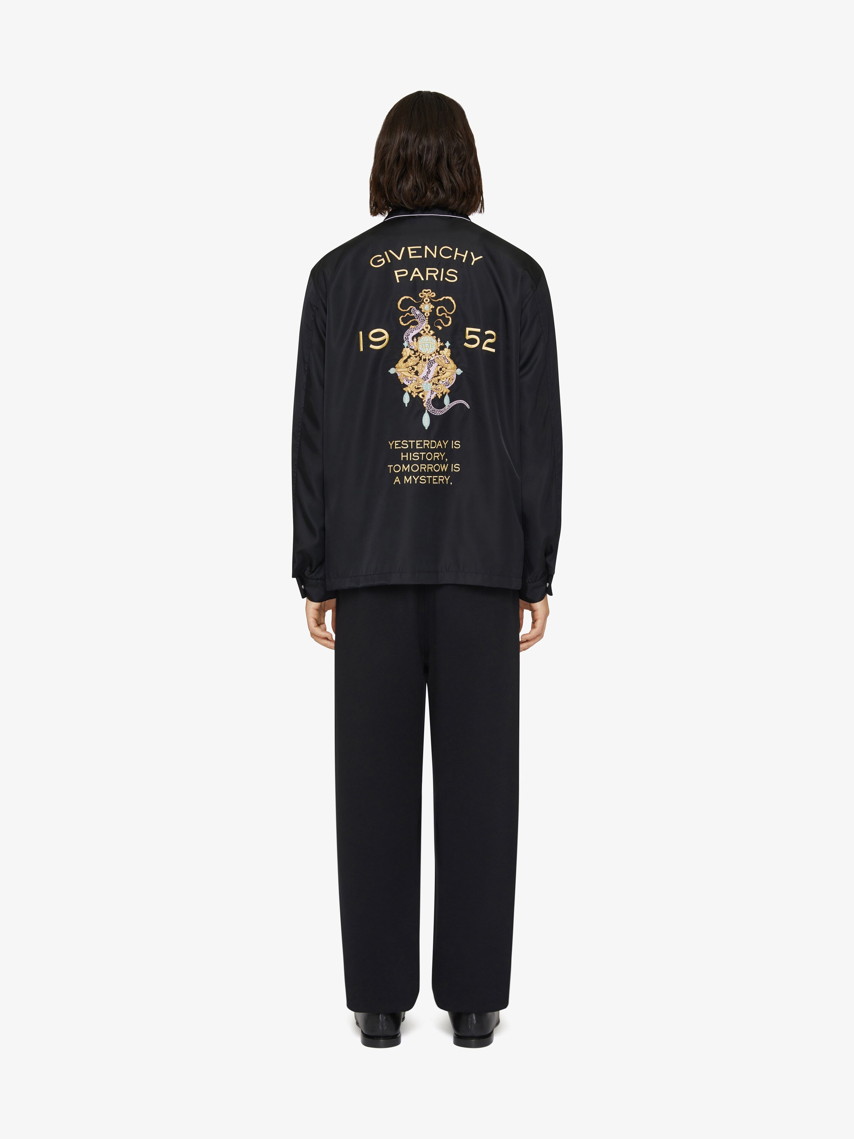 JACKET WITH CHANDELIER AND SNAKE EMBROIDERIES - 3