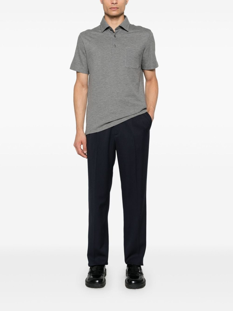 ZEGNA cotton polo shirt outlook