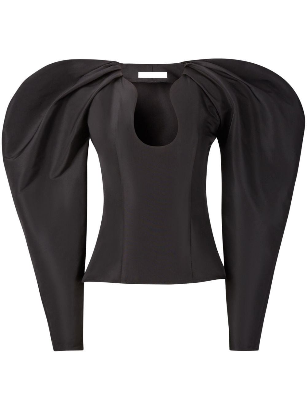 cocoon sleeved top - 1