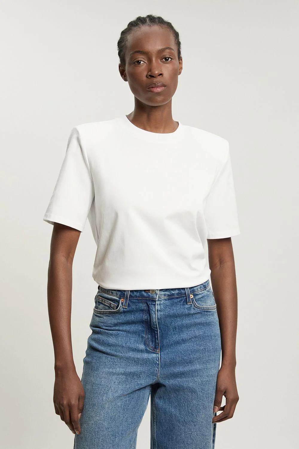 Power Shoulder Jersey T-Shirt - 1
