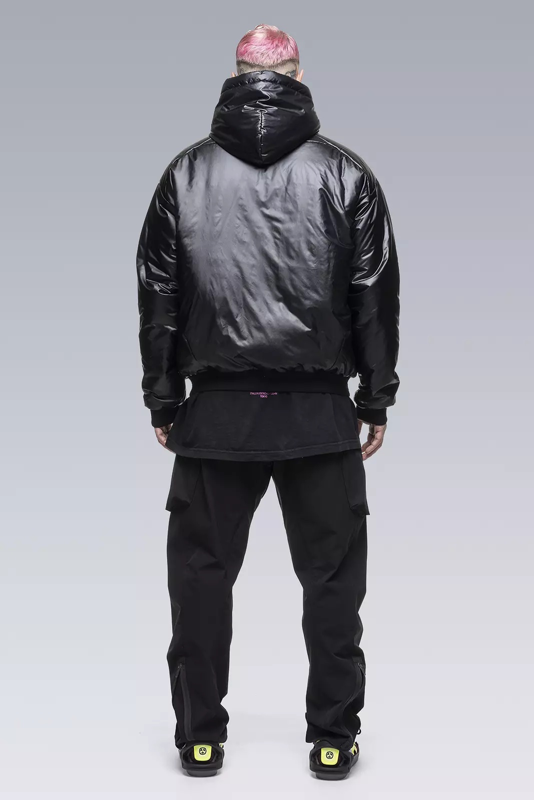 S31-PX HD Nylon PrimaLoft® Insulated Hooded Jacket Black - 4