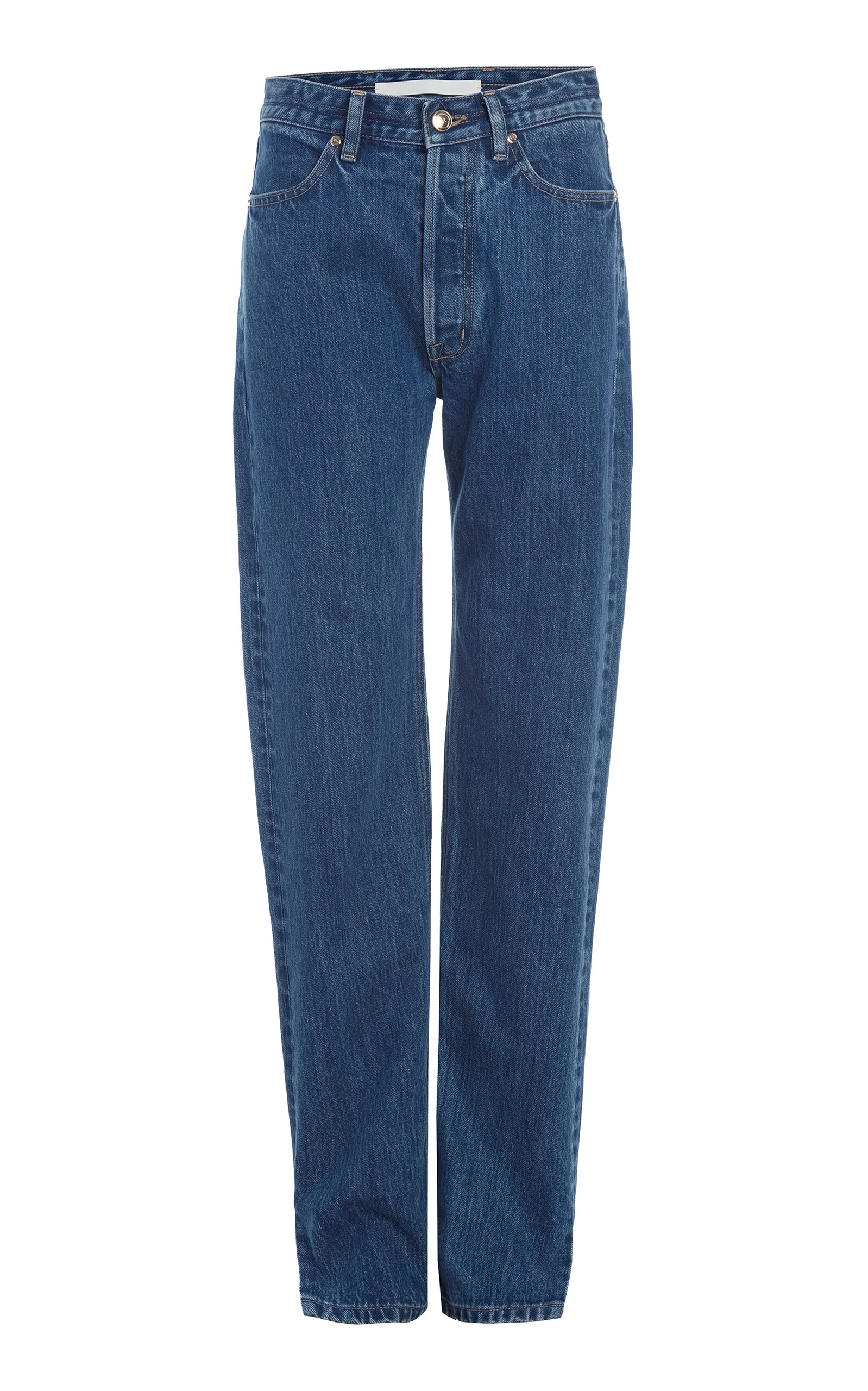 The Agnes Regenerative Cotton-Blend Jeans medium wash - 1