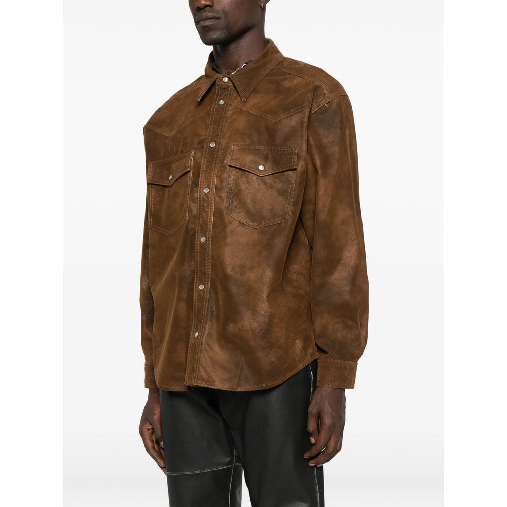 Isabel Marant Brown Shirts Men - 3