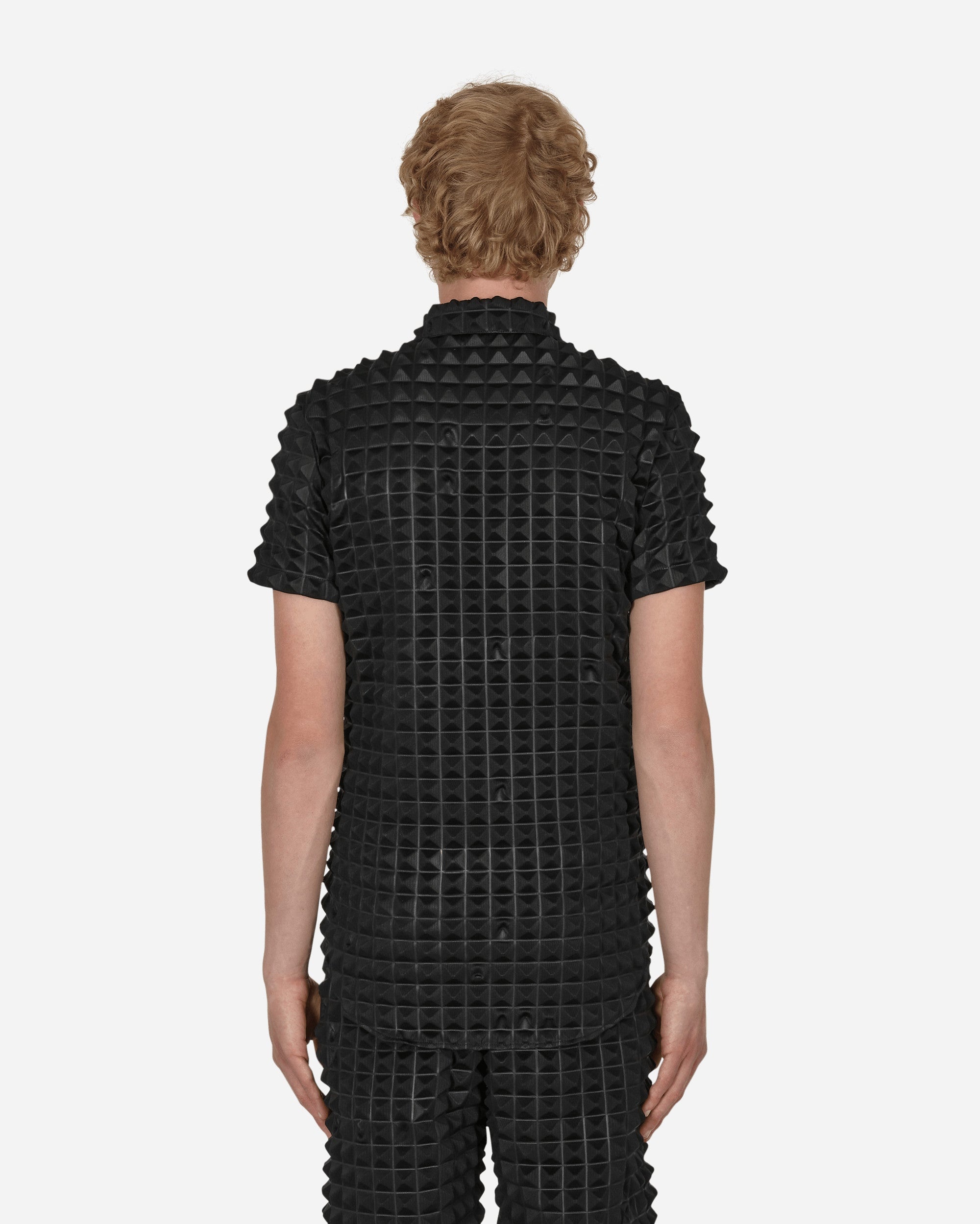 2.5 Pyramid Embossed Shirt Black - 3