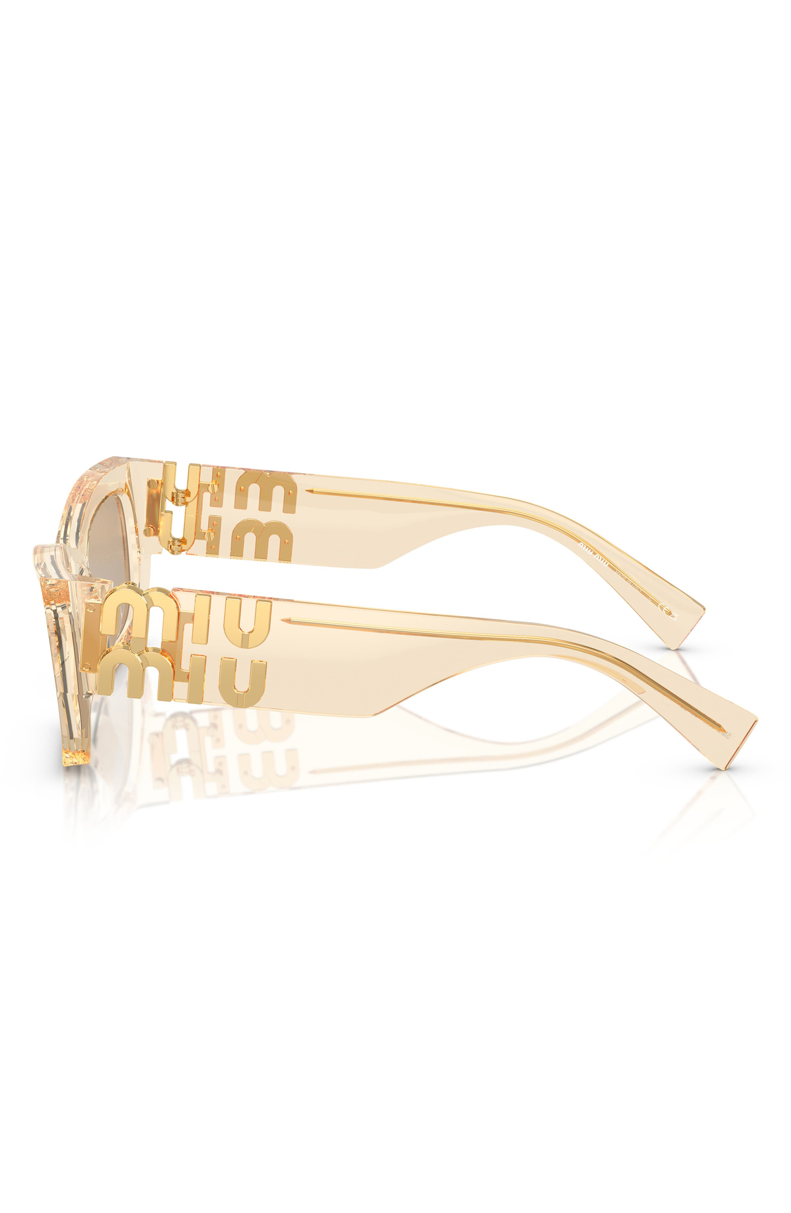 53mm Rectangular Sunglasses - 4