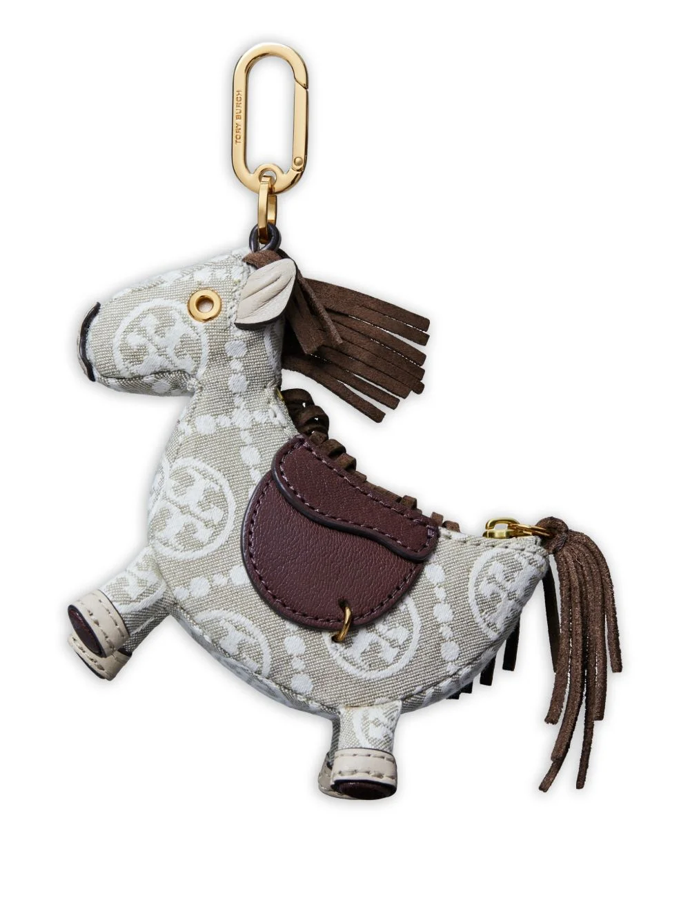 patterned-horse bag charm - 1