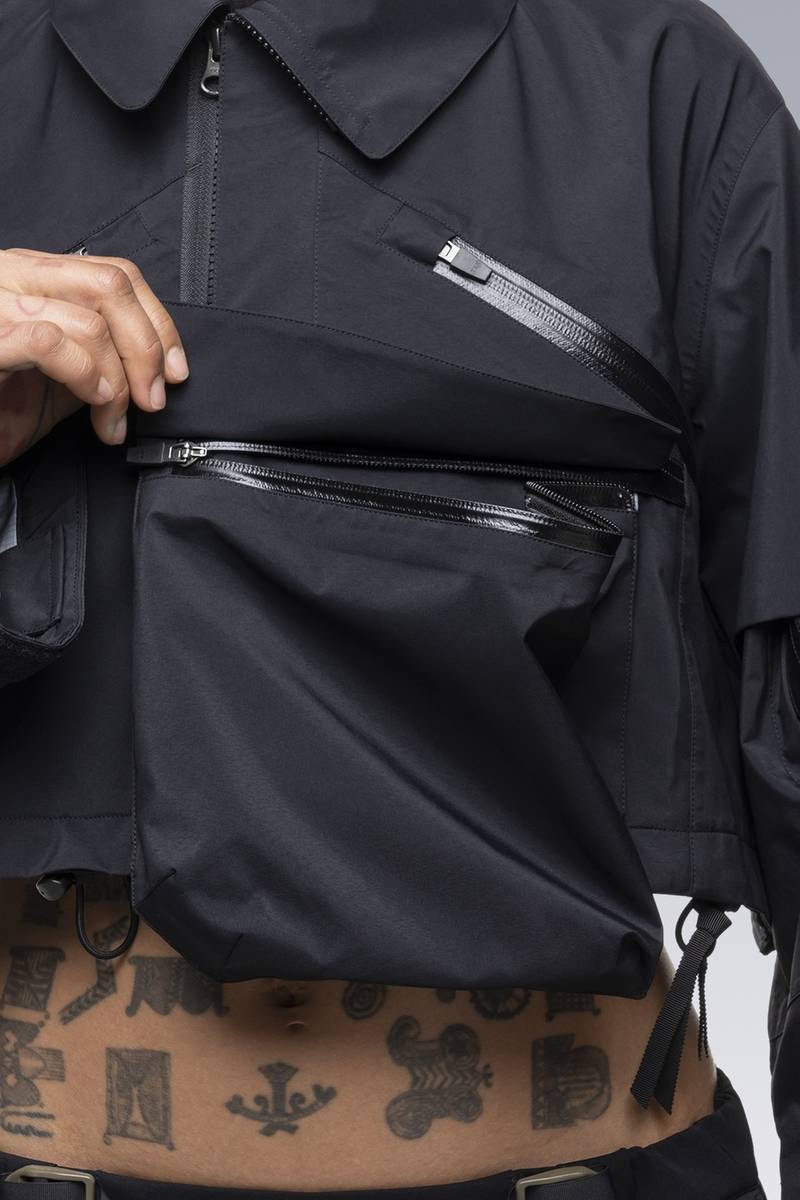 SAC-J6011 sacai / ACRONYM Crop Jacket Black 20