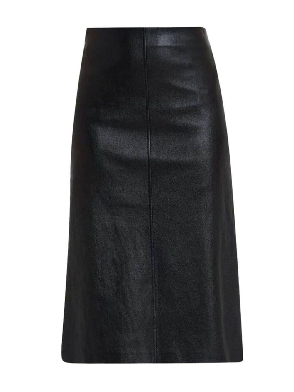leather pencil skirt - 1