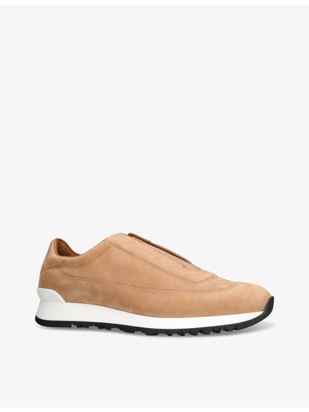 Lift almond-toe suede low-top trainers - 3