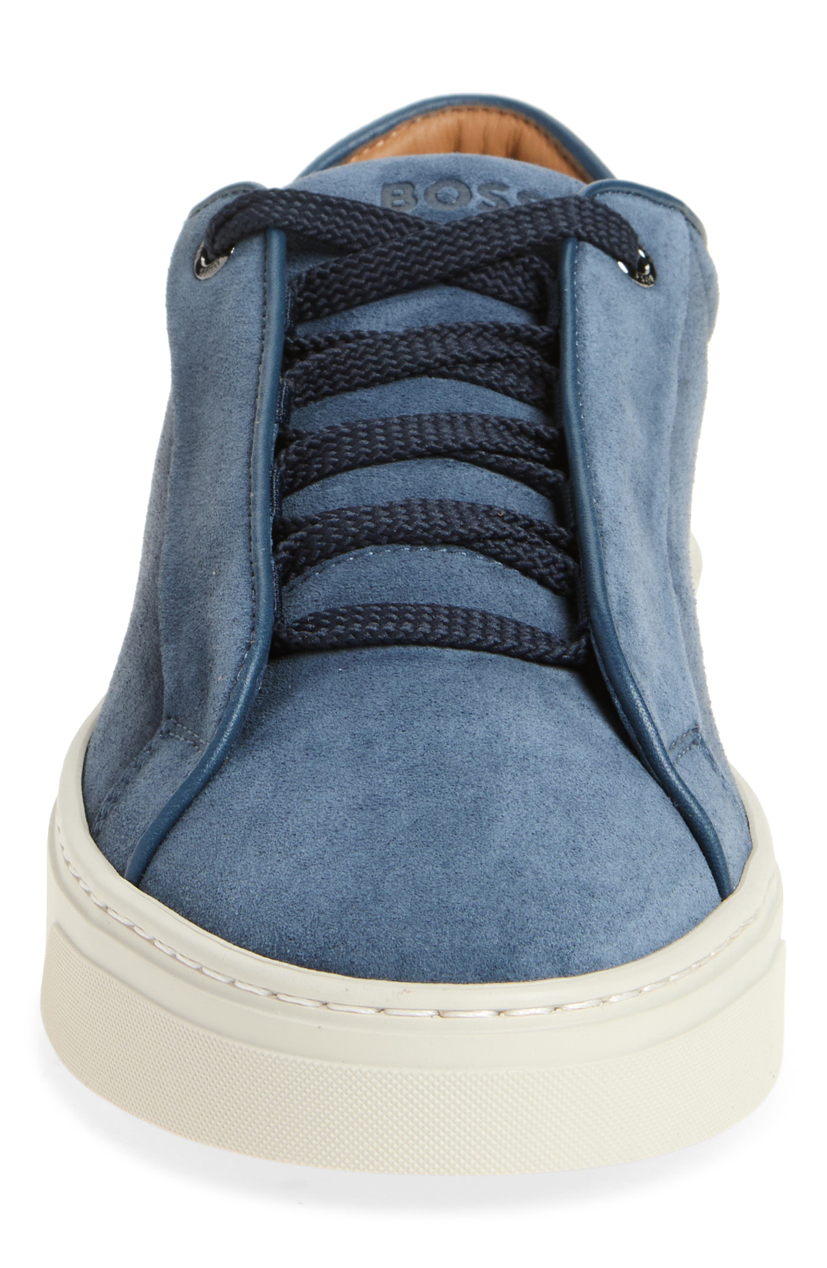 BOSS Gary Suede Sneaker in Bright Blue at Nordstrom - 4