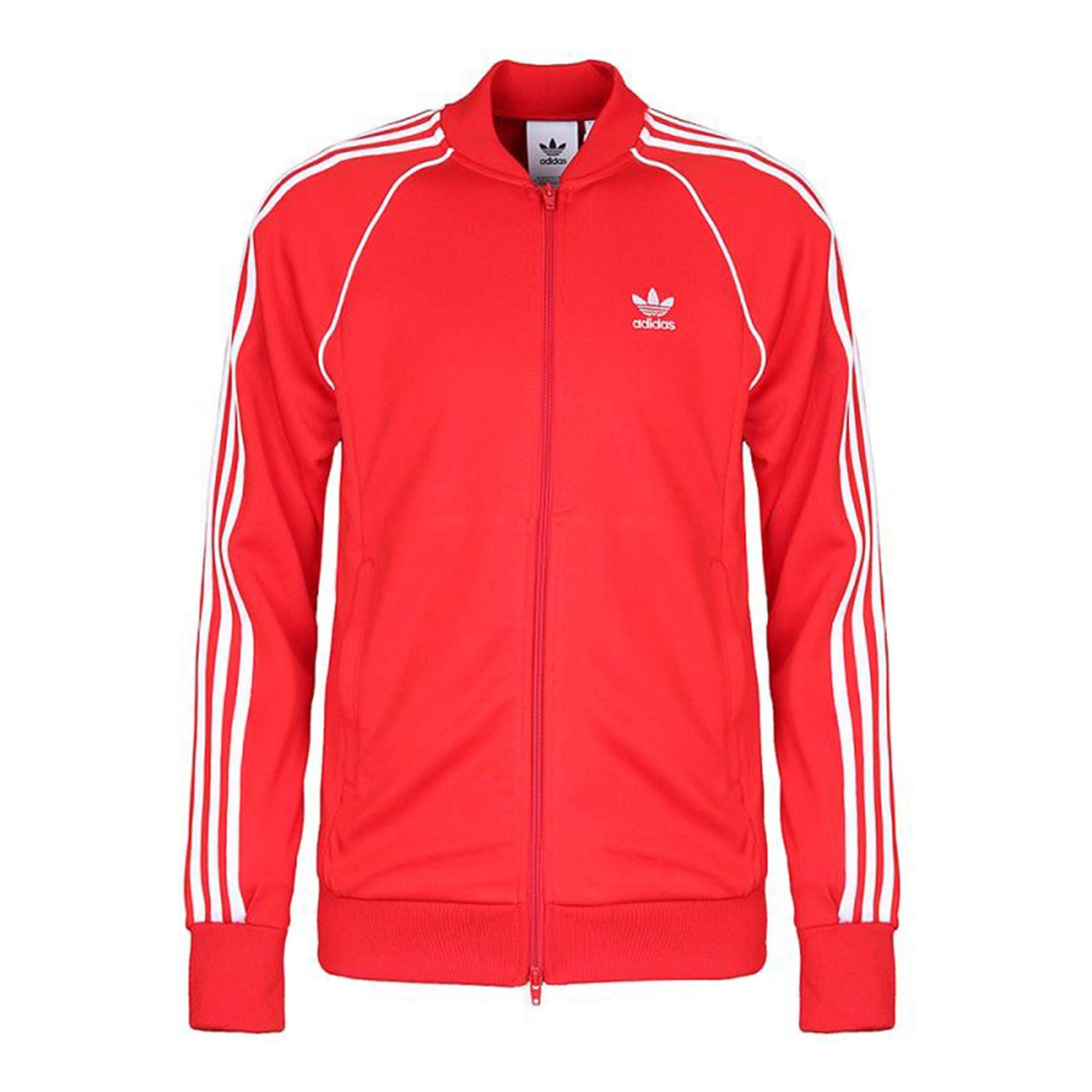 adidas originals Zipper Sports Jacket Red CW1257 - 1