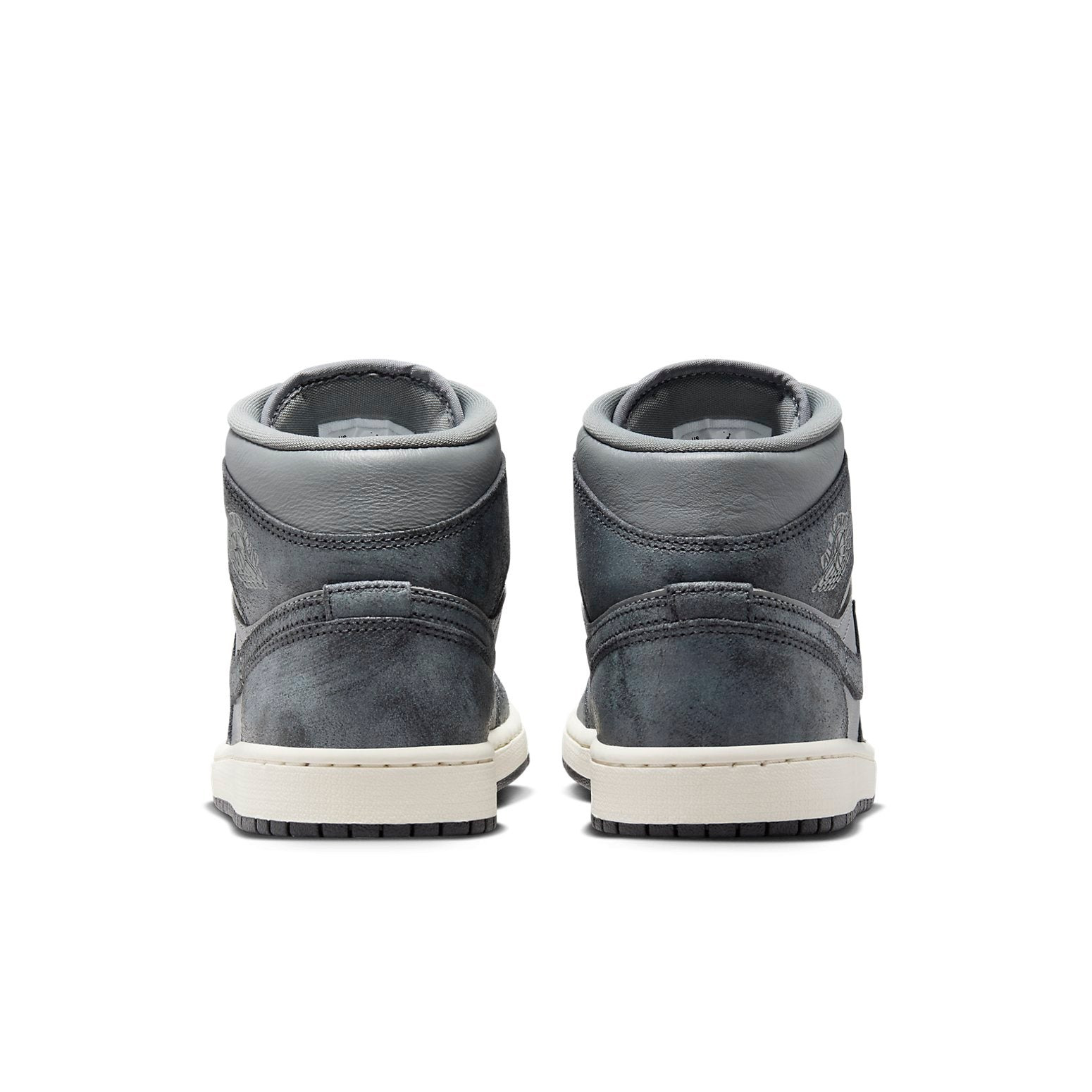 (WMNS) Air Jordan 1 Mid 'Distressed Smoke Grey' FJ3448-001 - 5