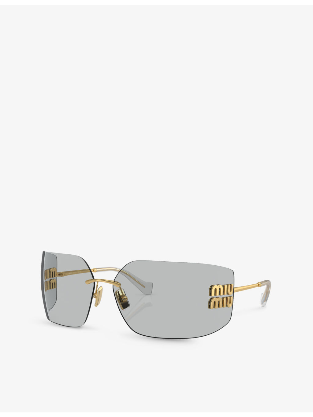 MU 54YS square-frame metal sunglasses - 2
