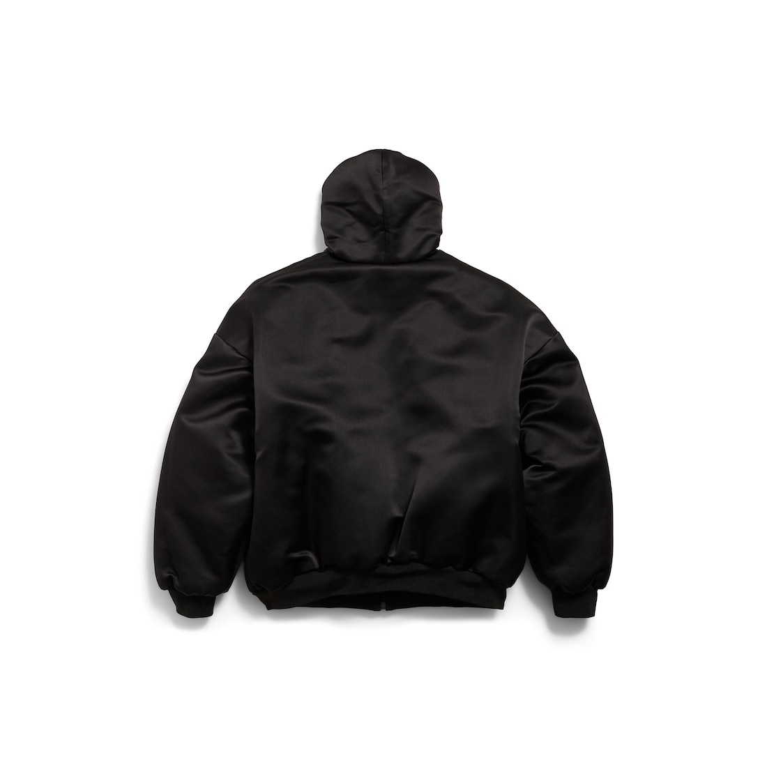 Padded Hoodie Jacket  in Black - 2