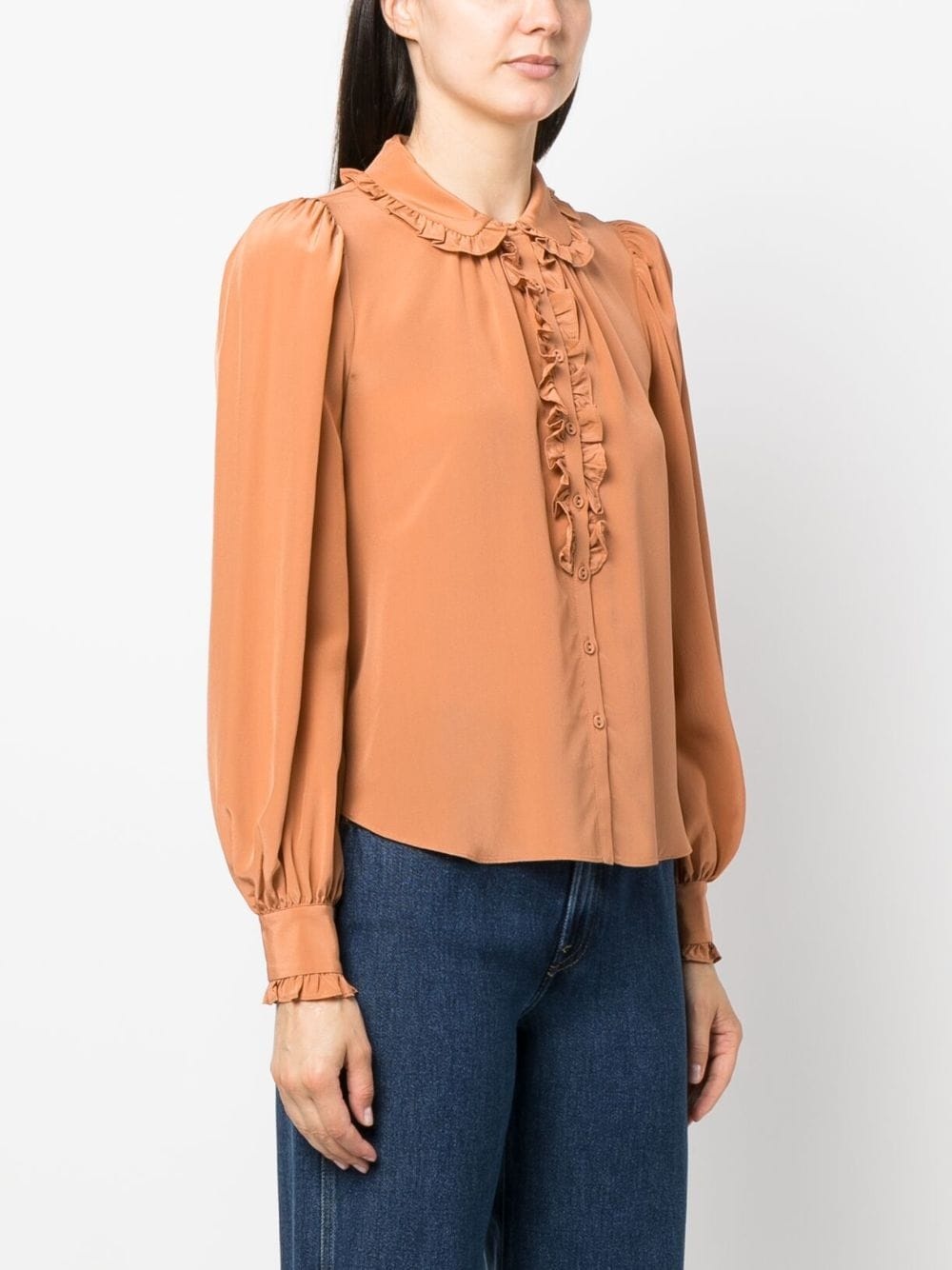 Philipa ruffled silk blouse - 3