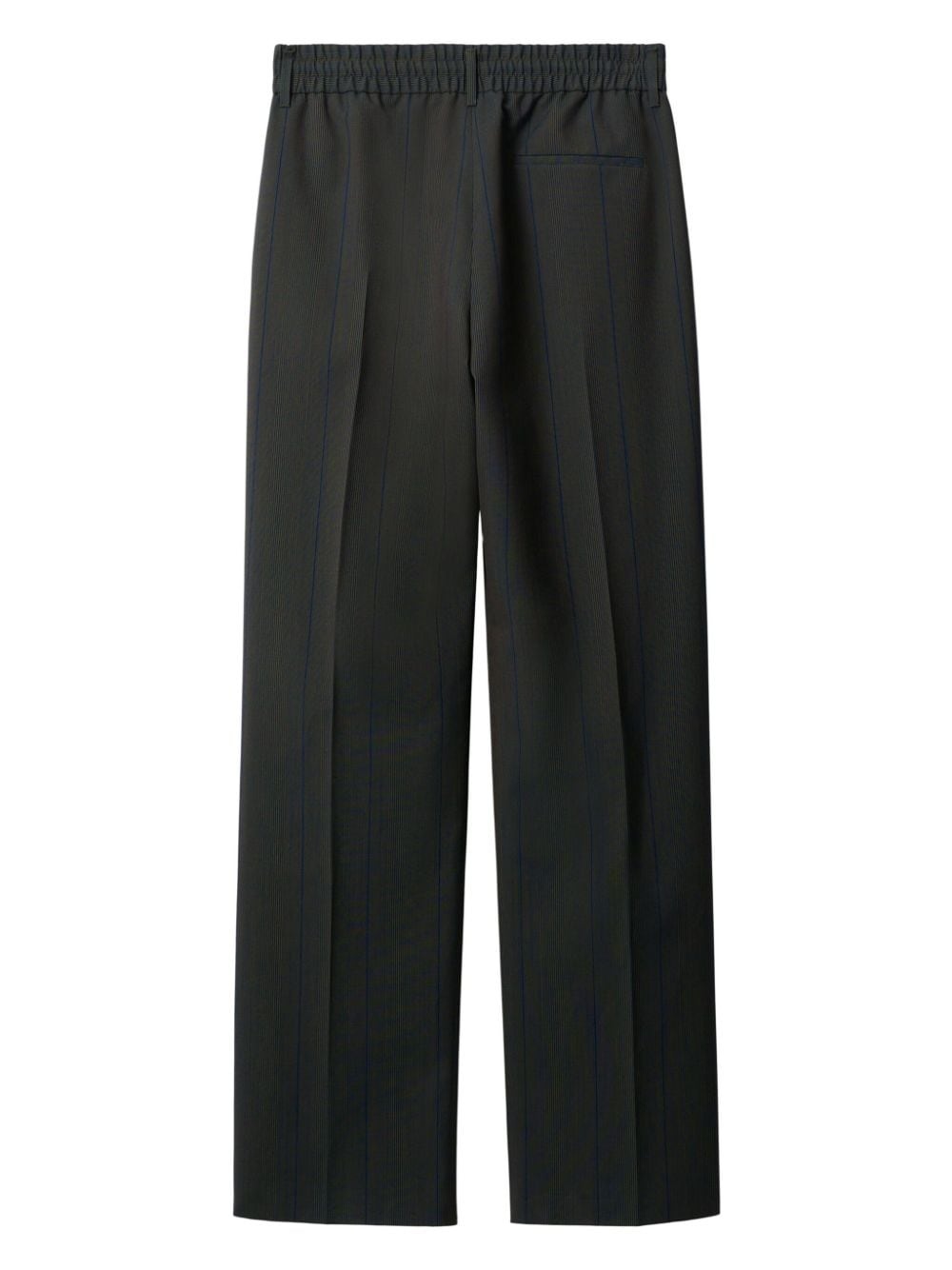 striped straight-leg trousers - 5