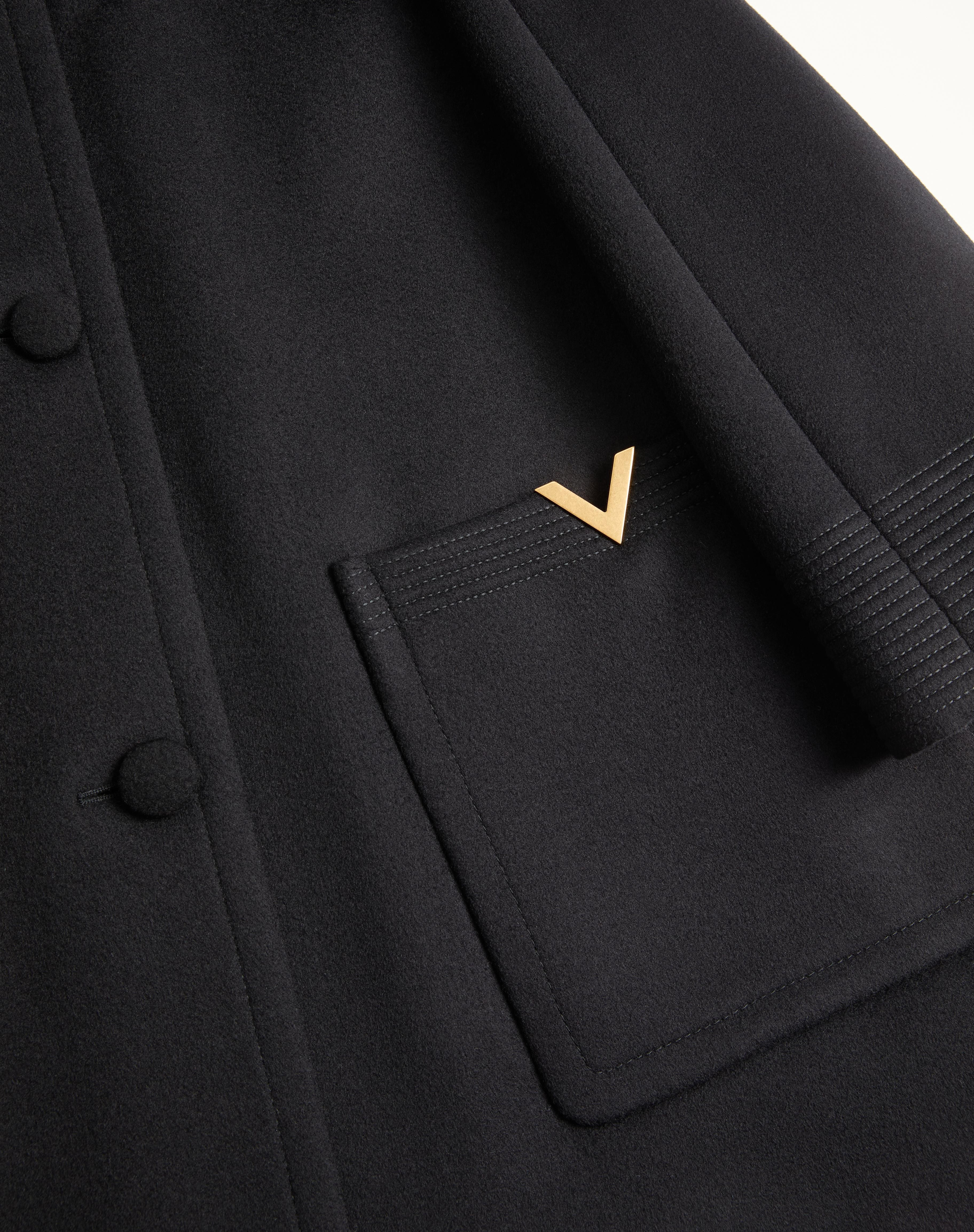 WOOL DRAP COAT - 7