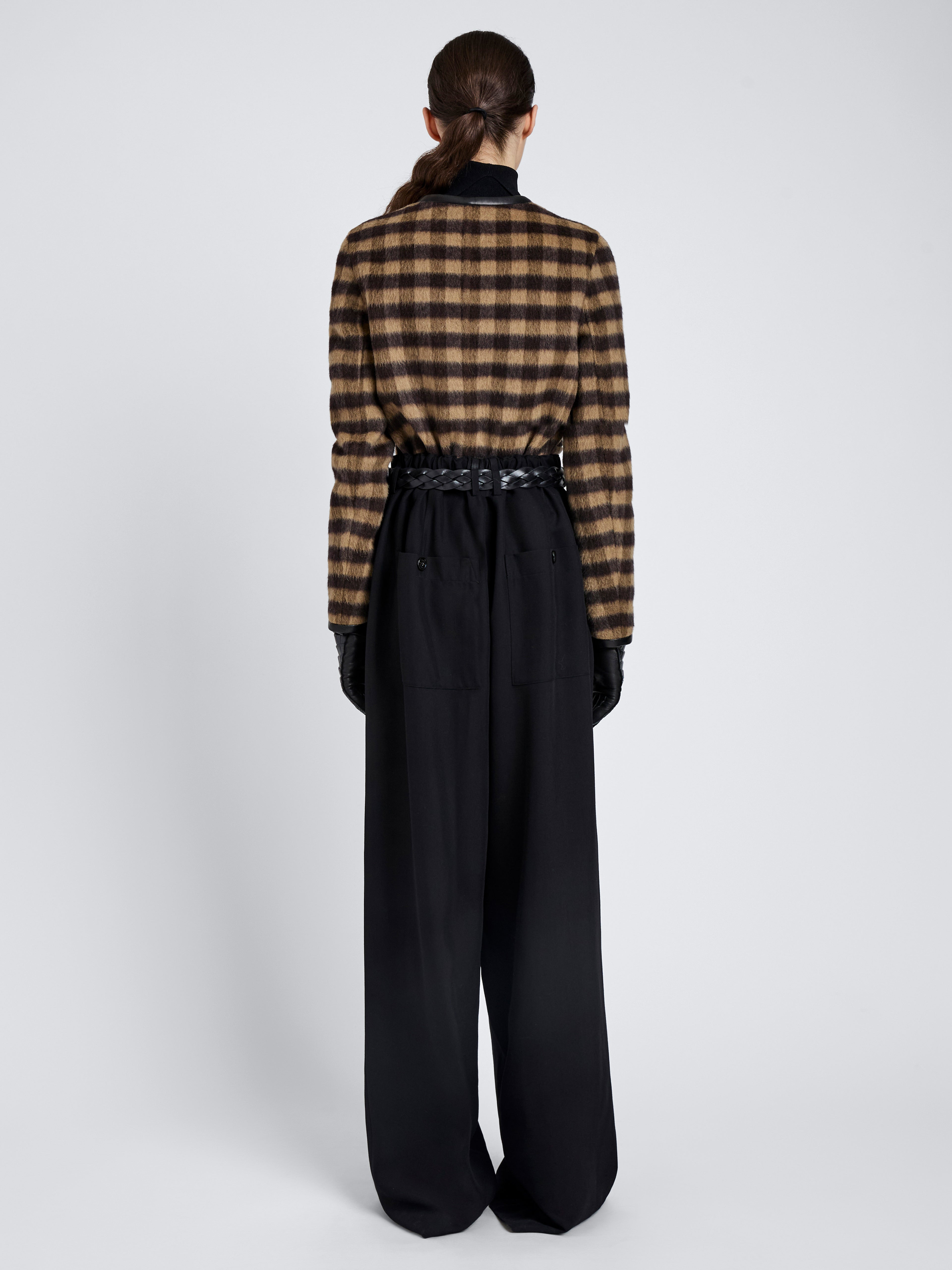 Helene Jacket in Plaid Double Face Cashmere - 5