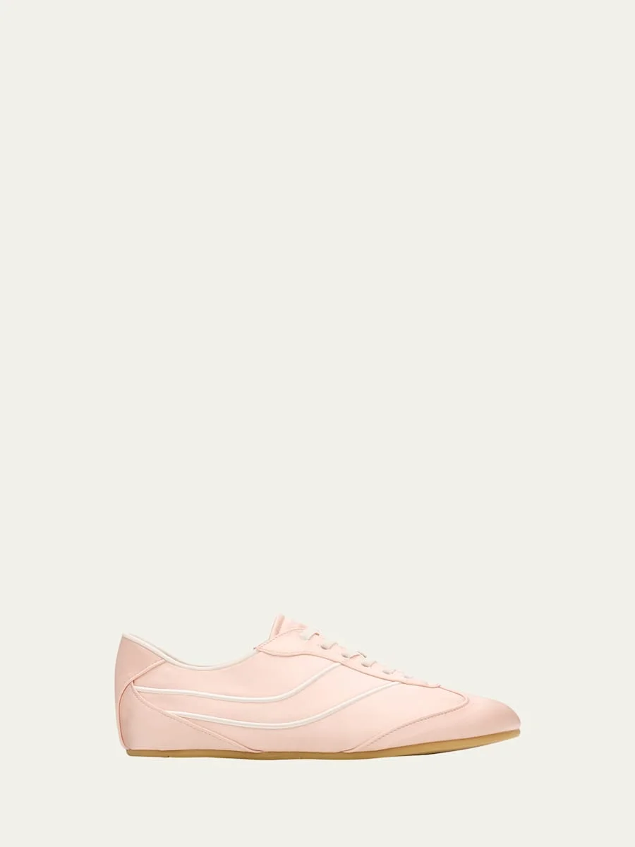 Sunset Satin Low-Top Trainers - 1