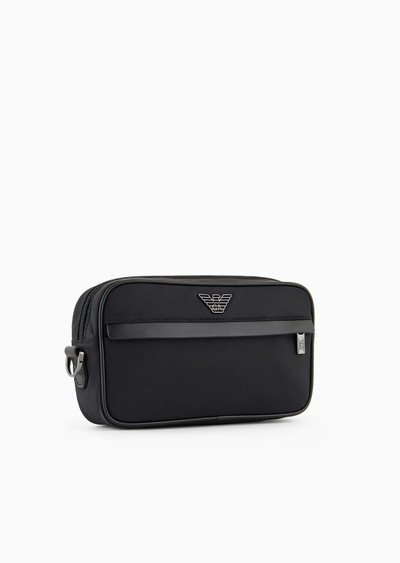 EMPORIO ARMANI ASV recycled nylon washbag outlook