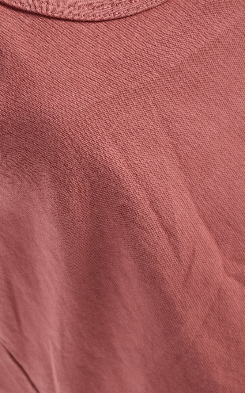 LES TIEN Kerry Cropped Cotton Tank Top pink outlook