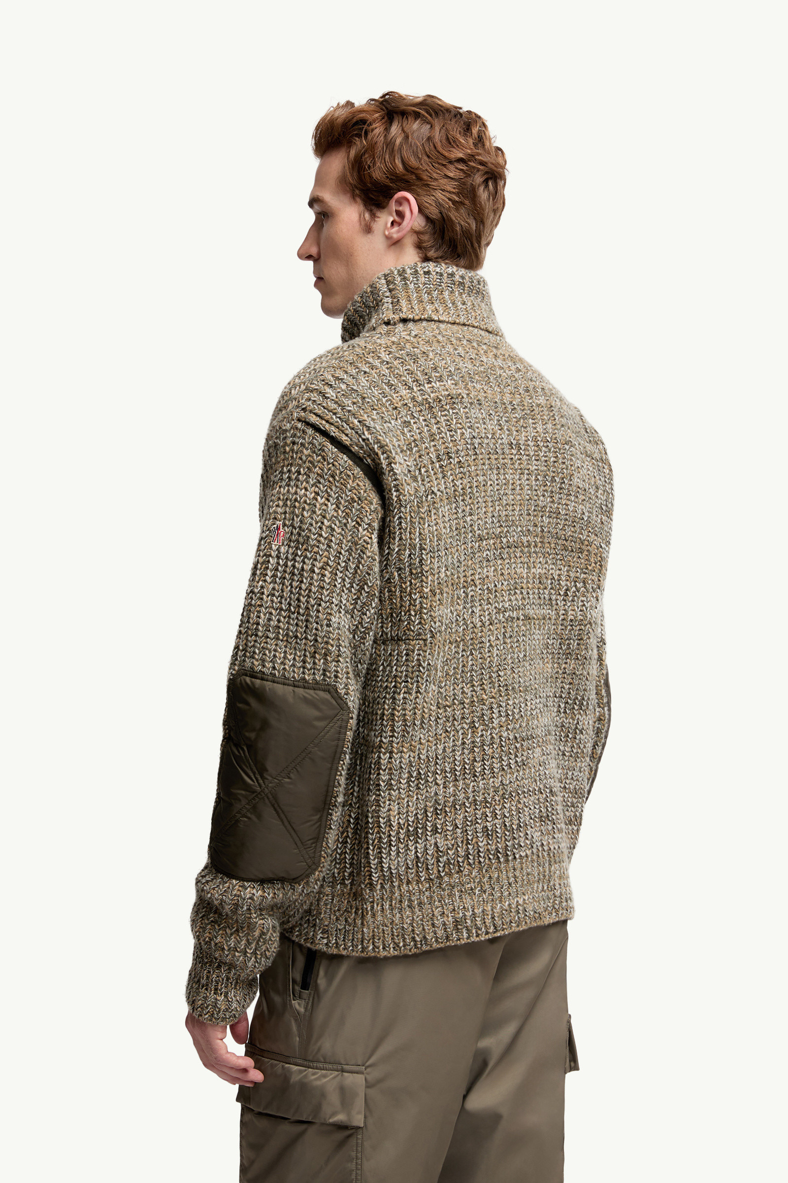 Wool Turtleneck Sweater with Pocket - 5