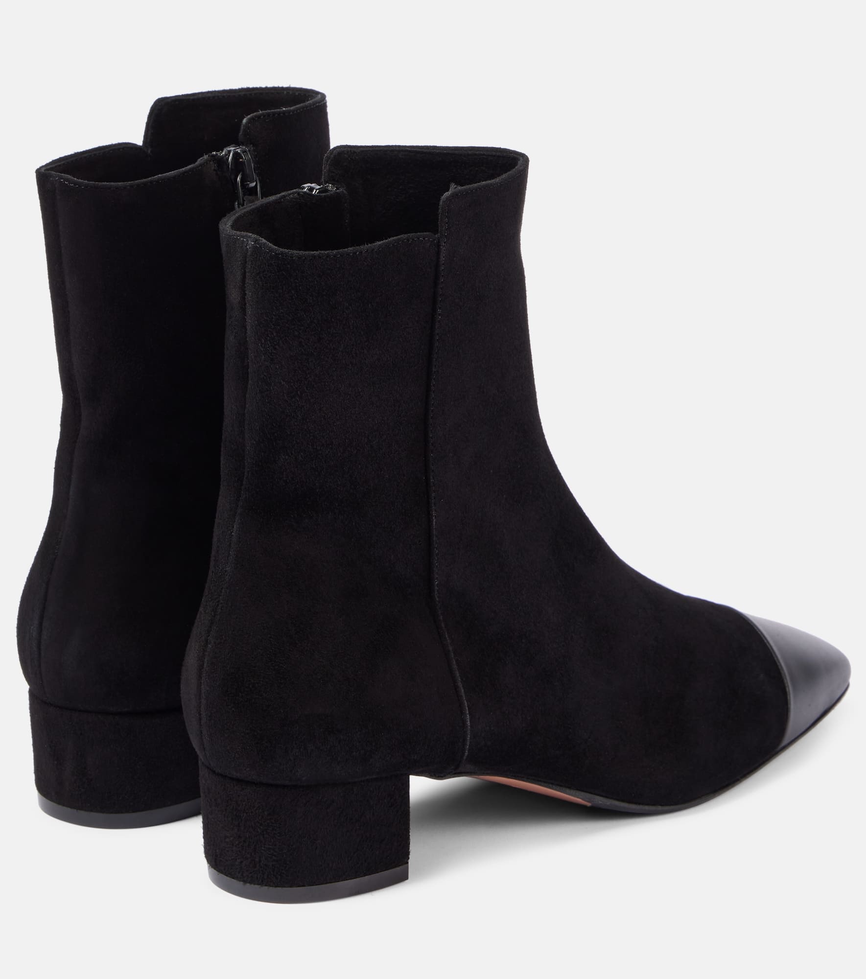 French Flirt suede booties - 2