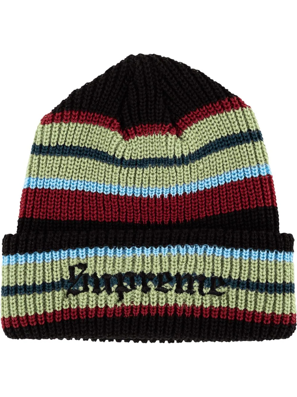 striped beanie - 1