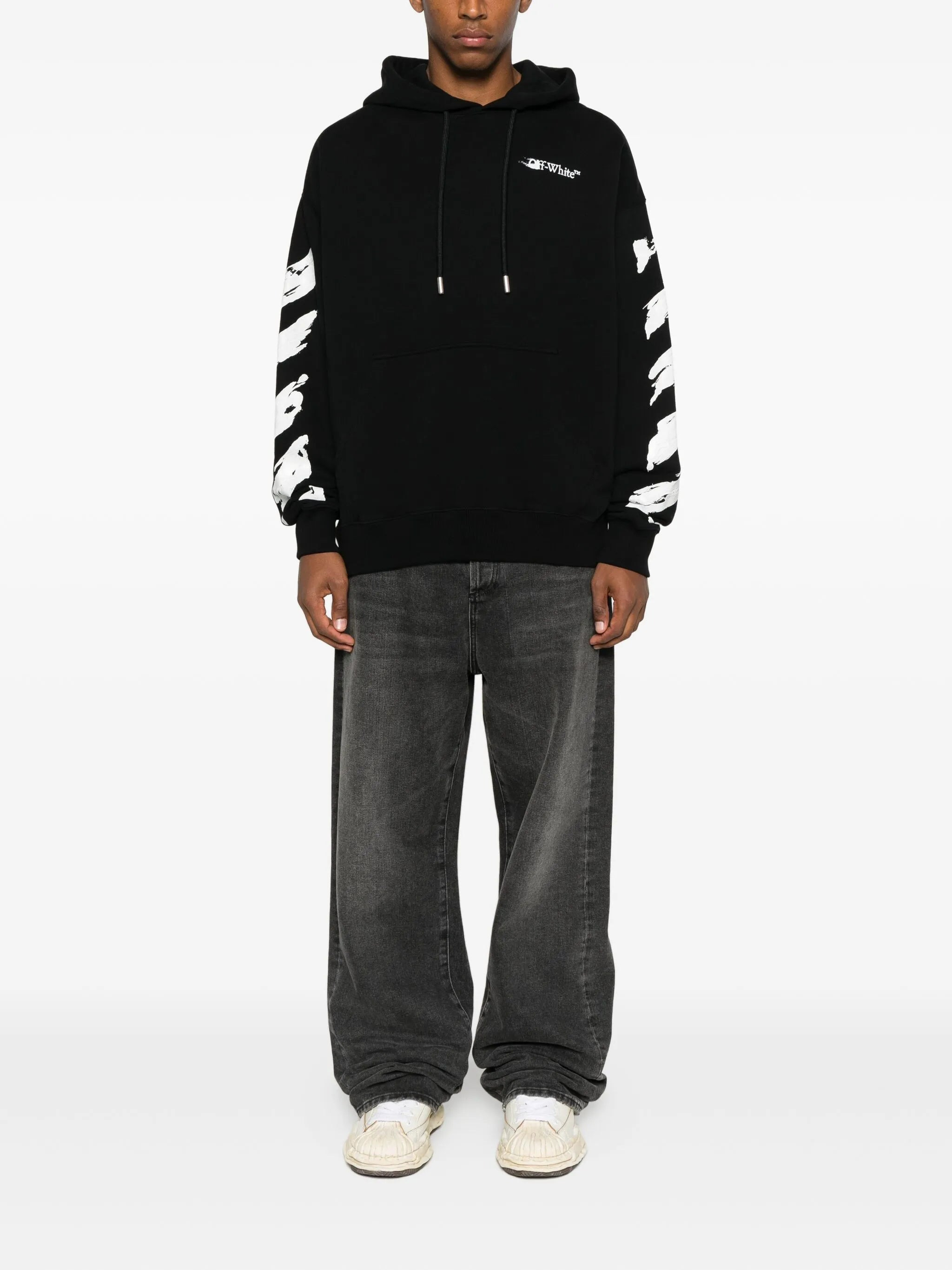 Off-white Brush-stroke Hoodie - 5