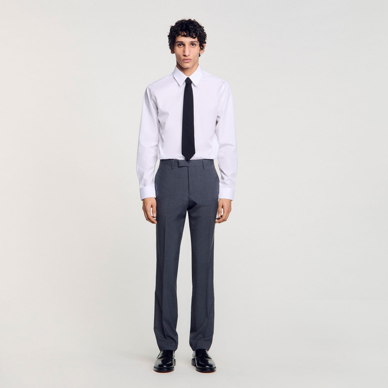 Sandro WOOL SUIT TROUSERS outlook